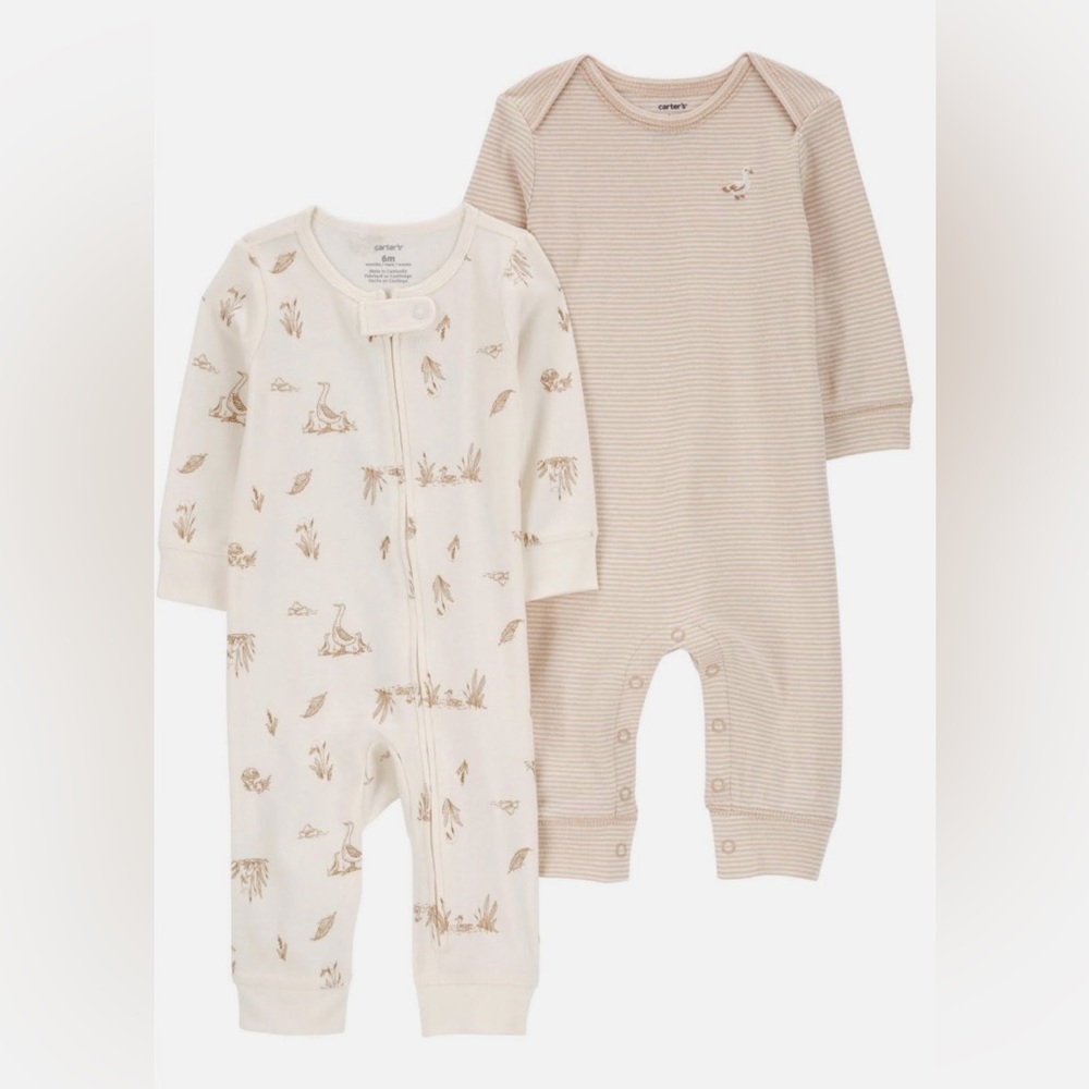 NWT Carter's Baby Boys Long Sleeve 2-pc. Jumpsuit (Size: 3 Months)